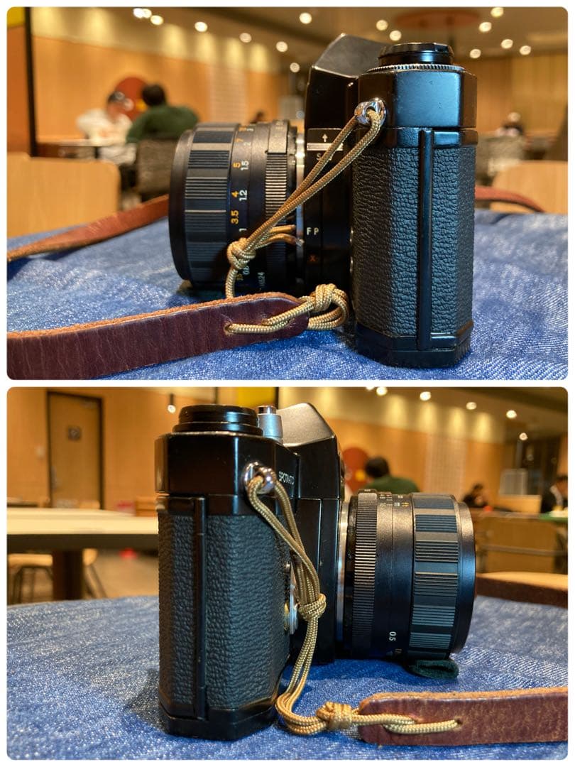 ヤシカyashinon ds f1.9+pentax sp 完動品＊美品