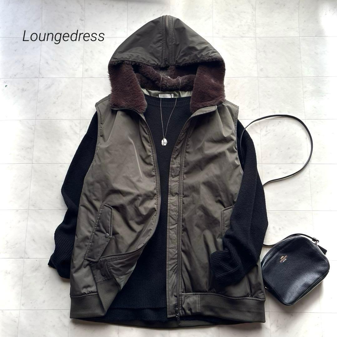 ラウンジドレス 24AW 未使用品 ミリタリージレブルゾン N2Bベスト カーキ