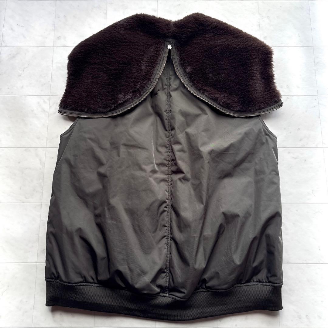 ラウンジドレス 24AW 未使用品 ミリタリージレブルゾン N2Bベスト カーキ