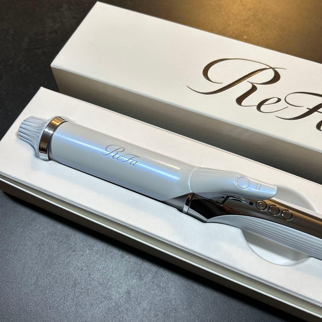 ReFa カールヘアアイロン コテ ホワイト 38mm