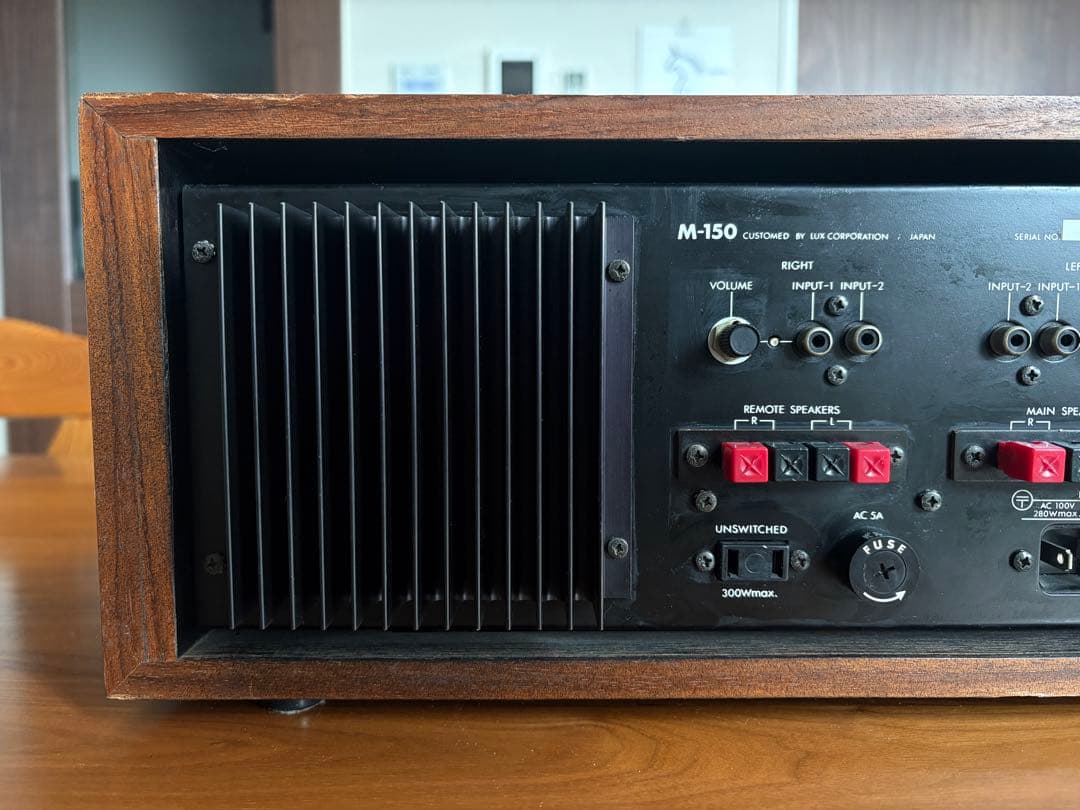 【整備品】LUXMAN M150 トランジスタ パワーアンプ 動作品