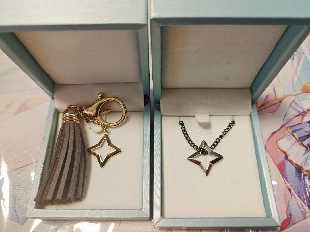 天音かなた 活動1周年記念ネックレス＆タッセルチャーム ゴールドver