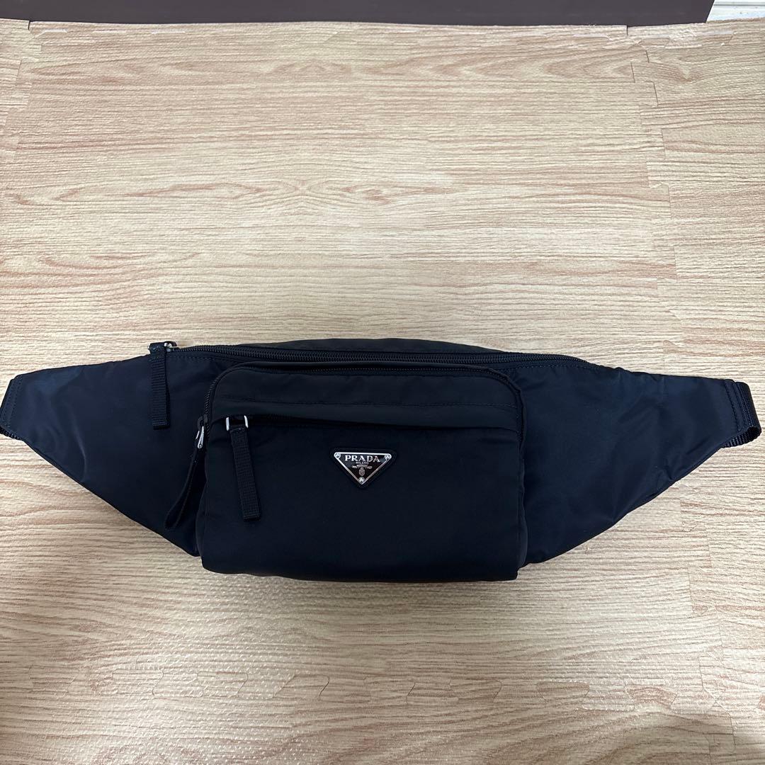 【美品】PRADA ボディバッグ 2VL005 RFID認識済み　三角ロゴ