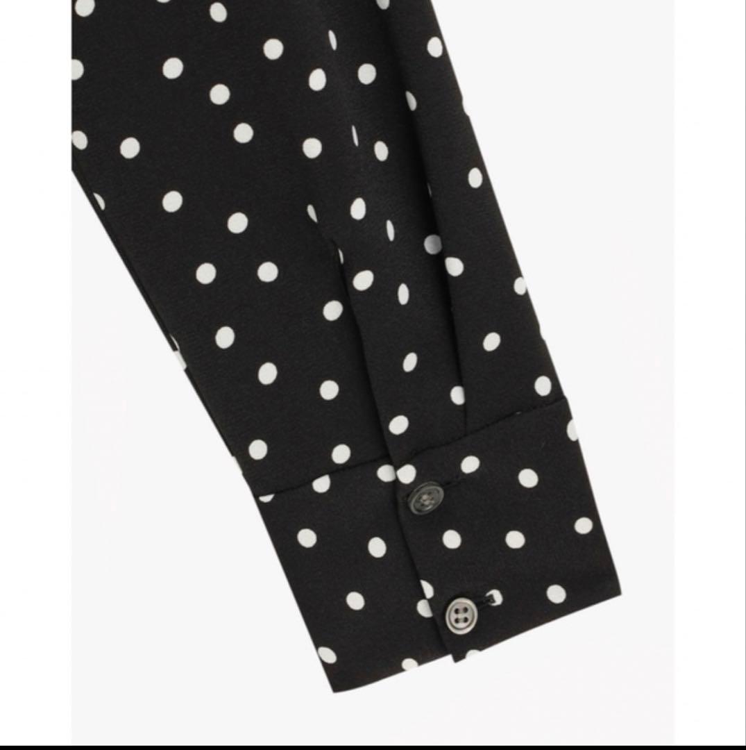 theory luxe ドット柄ブラウス　38