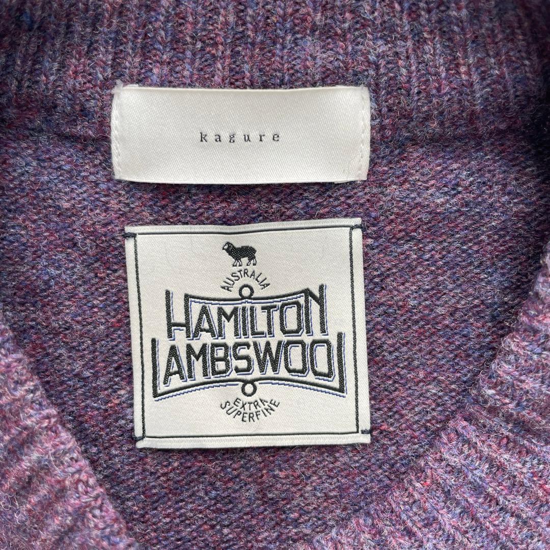 kagure かぐれ　ハミルトンウールクルーネックニット　アーバンリサーチ