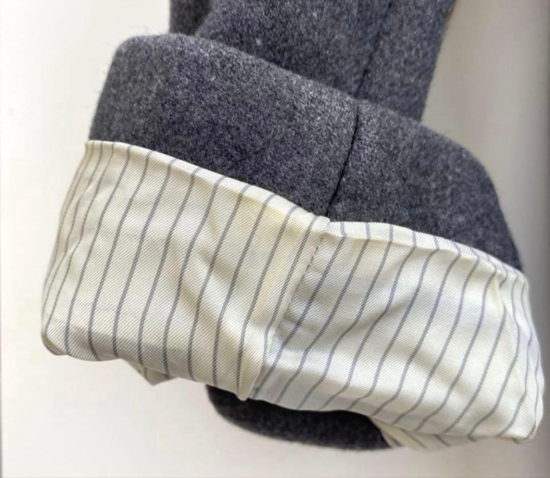 【美品】クリーニング済み THE RERACS チェスターコート ピンバッチ付