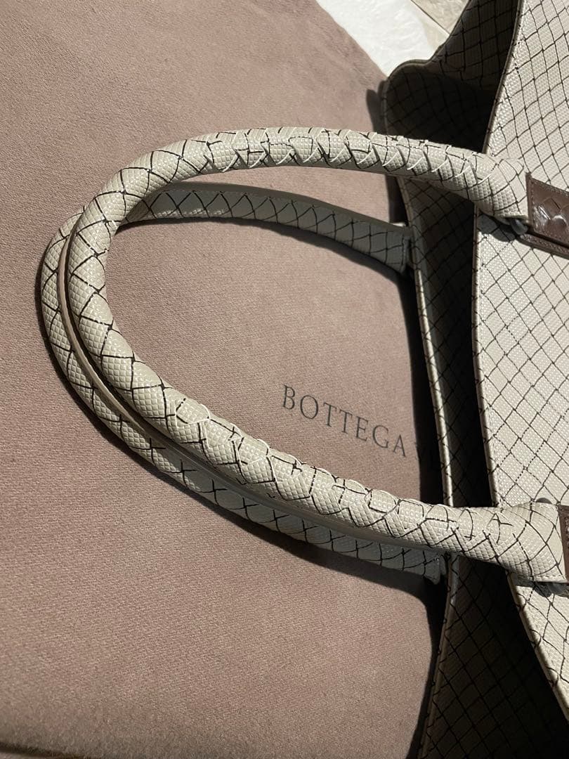 美品　ボッテガヴェネダ　トートバッグ　グレー