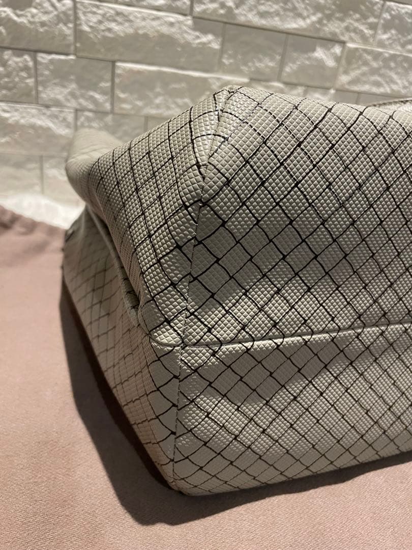 美品　ボッテガヴェネダ　トートバッグ　グレー