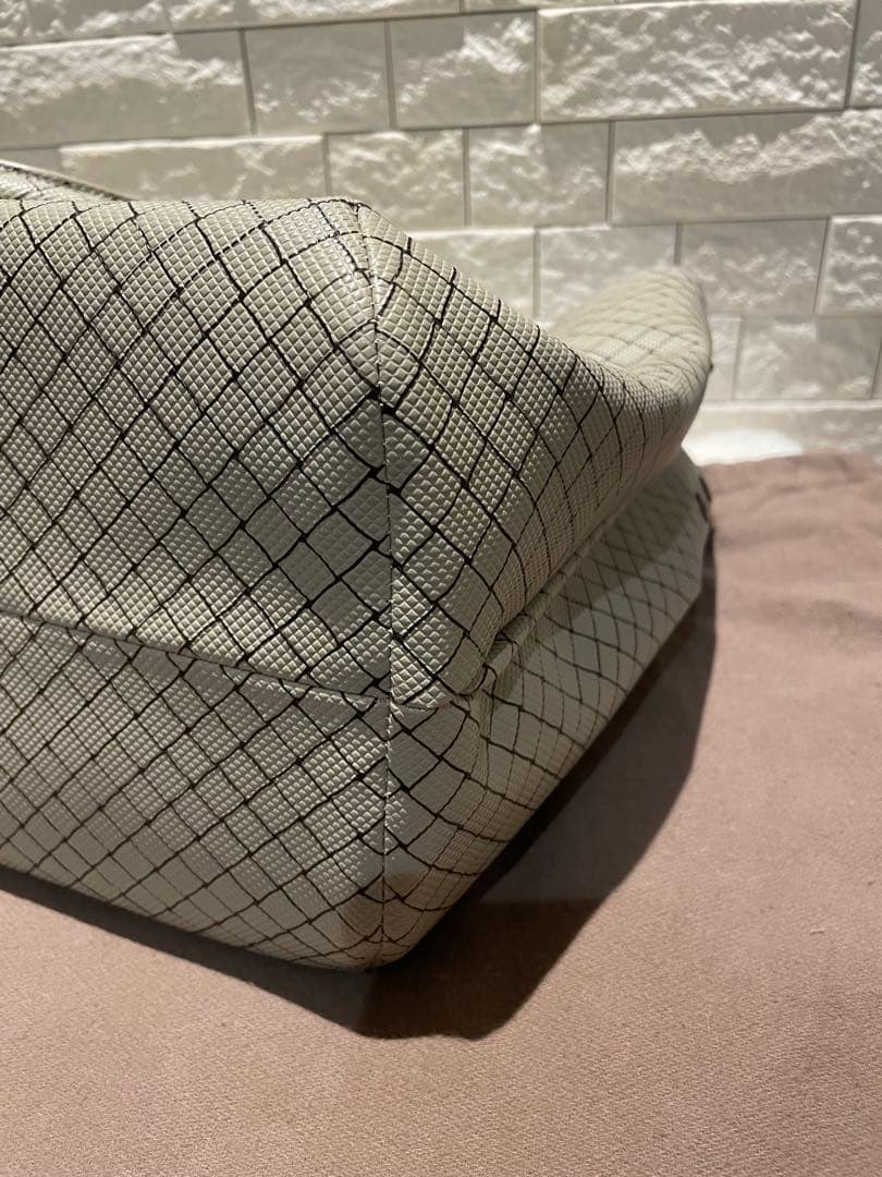 美品　ボッテガヴェネダ　トートバッグ　グレー