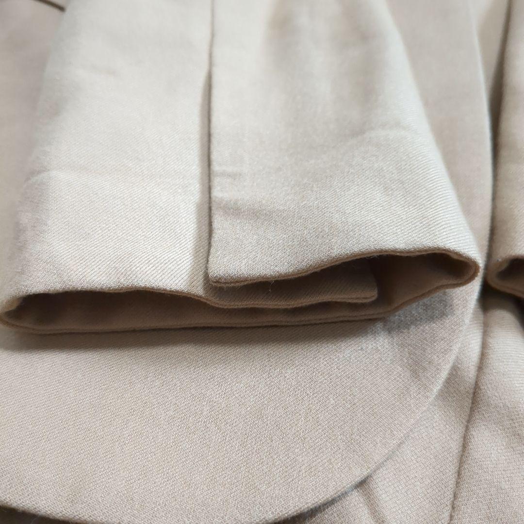 美品 セオリー サクソニー パンツスーツ セットアップ ベージュ 2サイズ