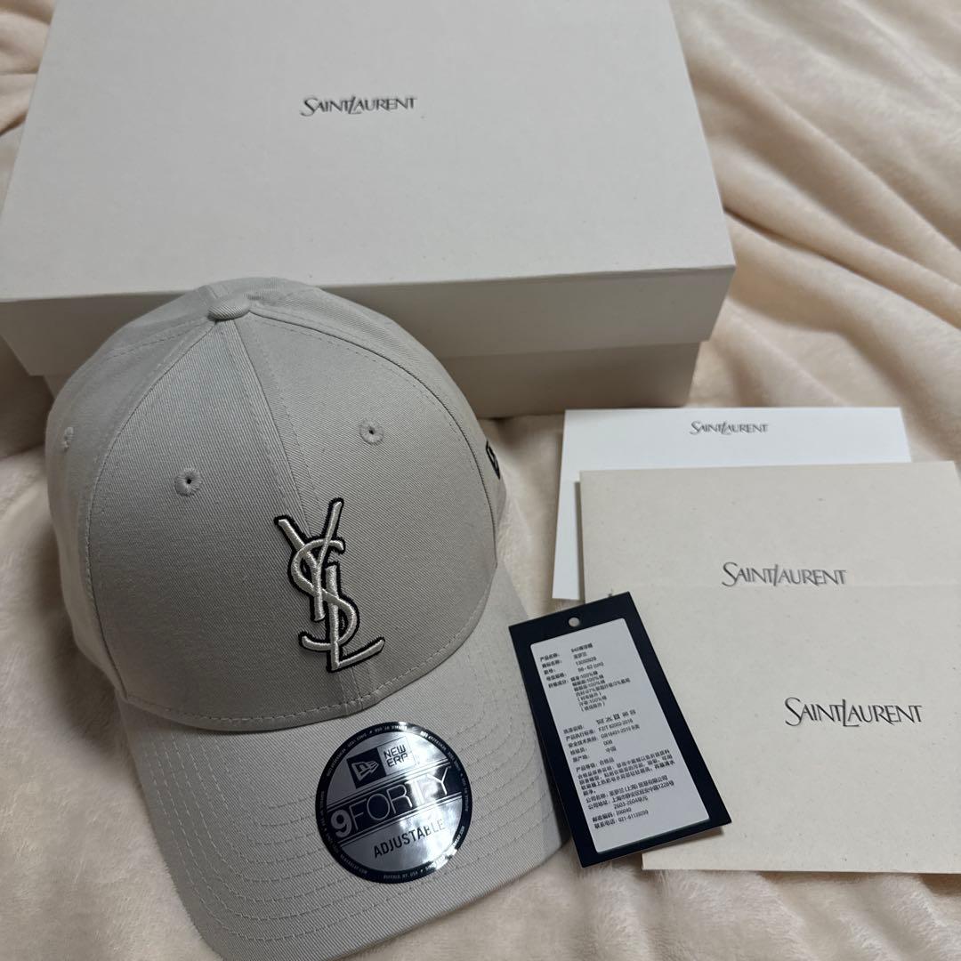 取り置き中 サンローラン ニューエラ キャップ エクリュ