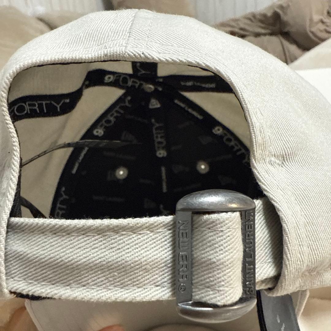 取り置き中 サンローラン ニューエラ キャップ エクリュ