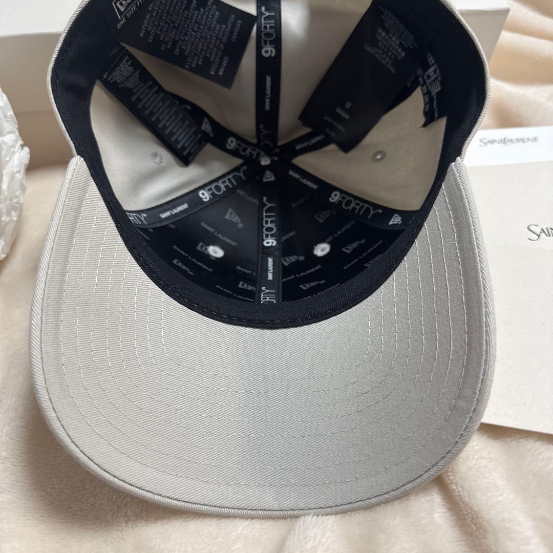 取り置き中 サンローラン ニューエラ キャップ エクリュ