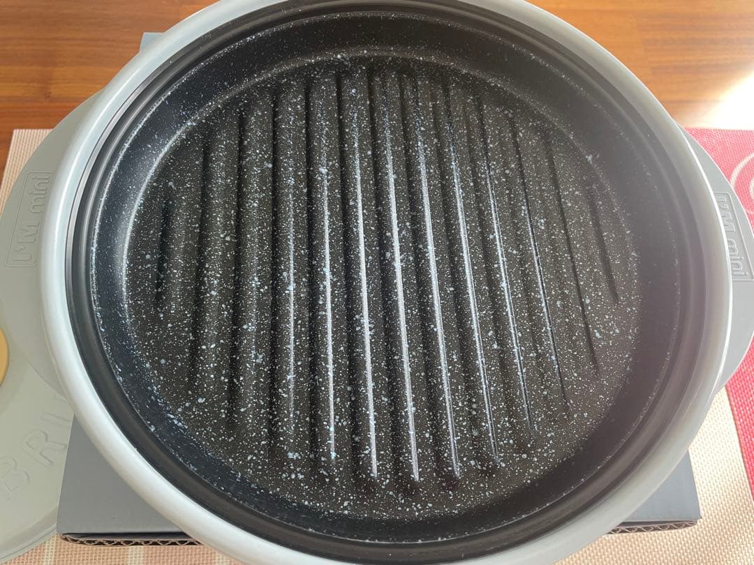 BRUNOレンジメート 電子レンジ　グリル料理ブルーグレー