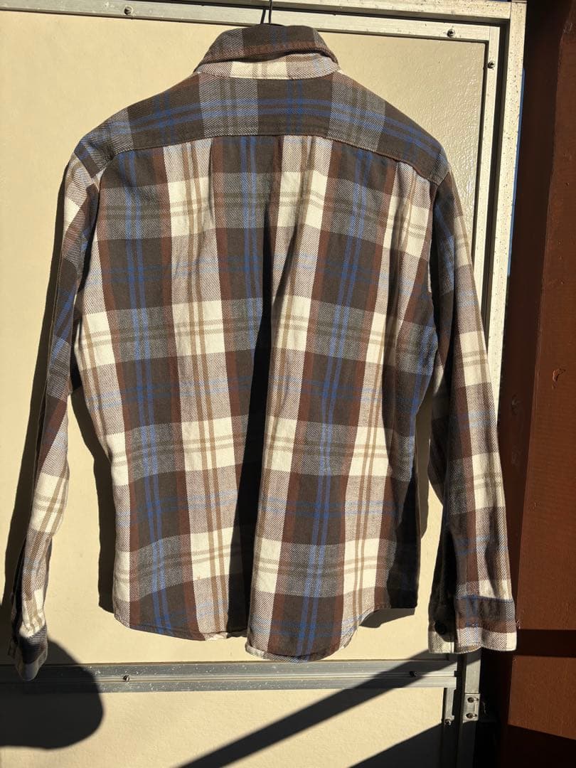 70s FIVE brother ネルシャツ　ヴィンテージ コットン