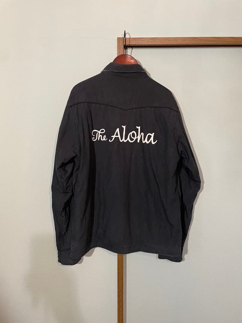 SASQUATCHfabrix 刺繍入り黒ジャケット