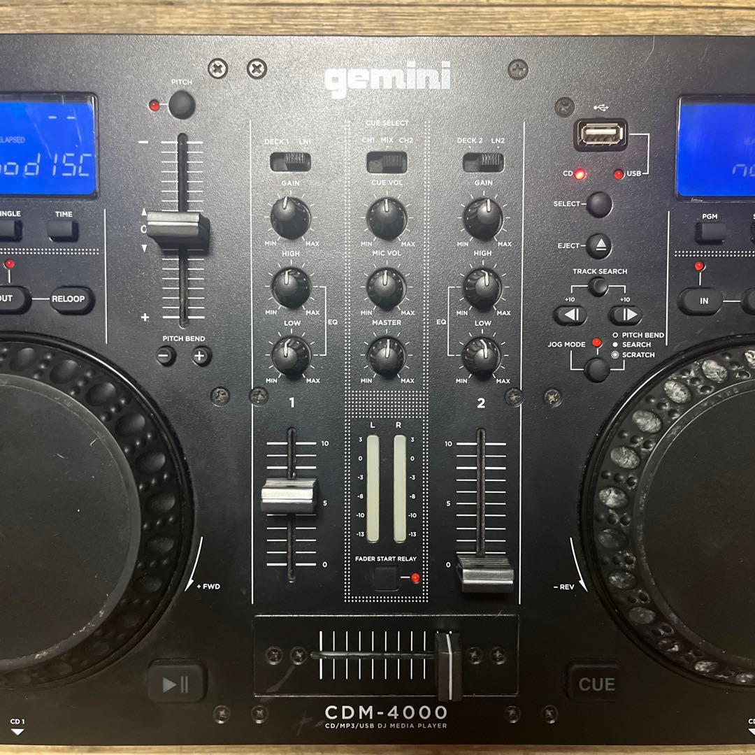 DJ機材 gemini CDM-4000 CD/MP3/USB MEDIA PLAYER