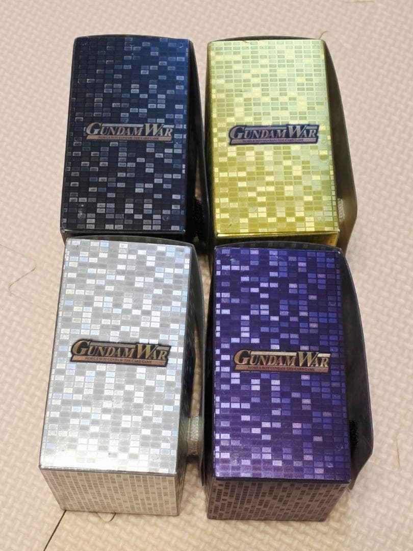 【超貴重・激レア】ガンダムカードゲーム デッキケース6個セット