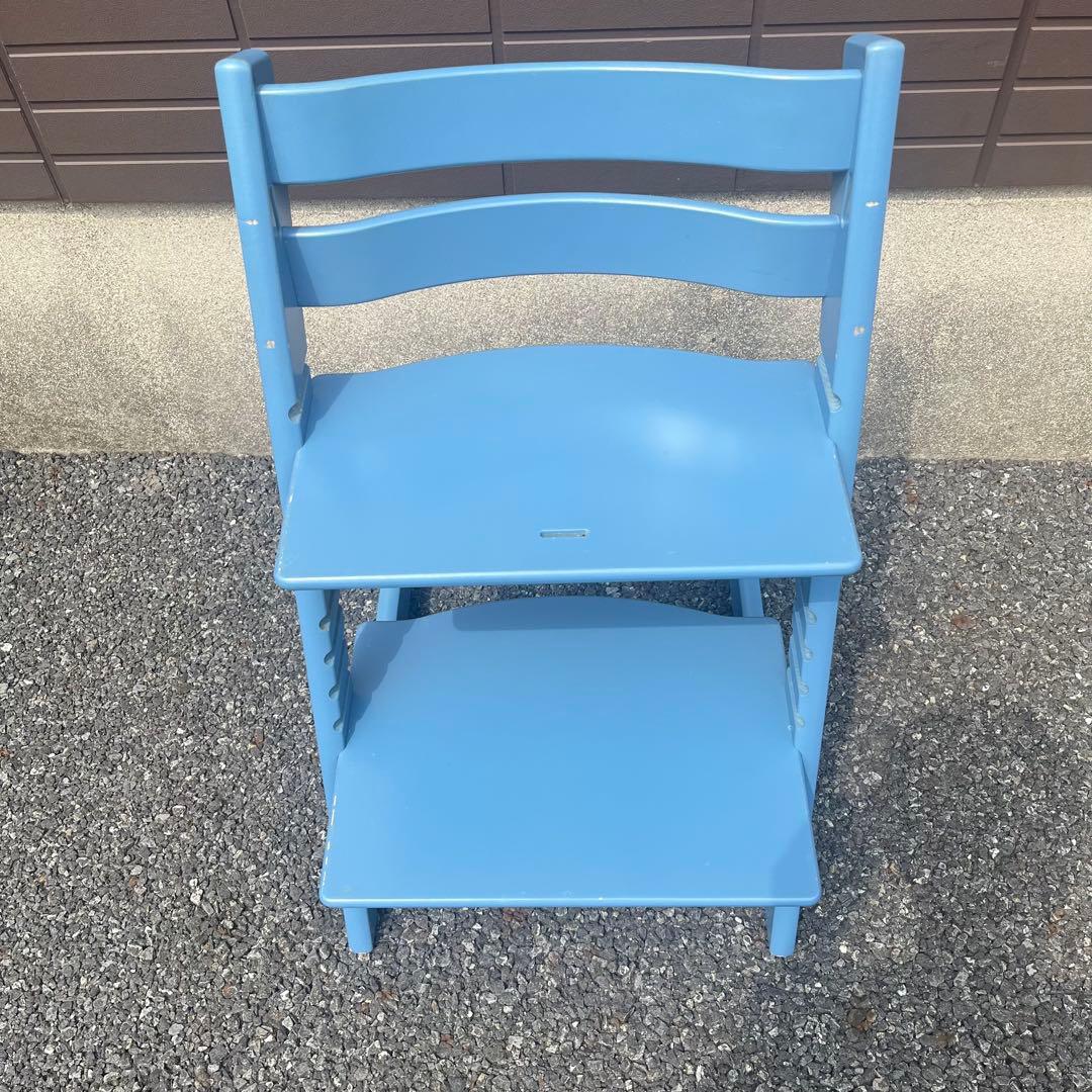 希少　限定色　ストッケ　トリップトラップ　シリアル3　ダークブルー　ハイチェア