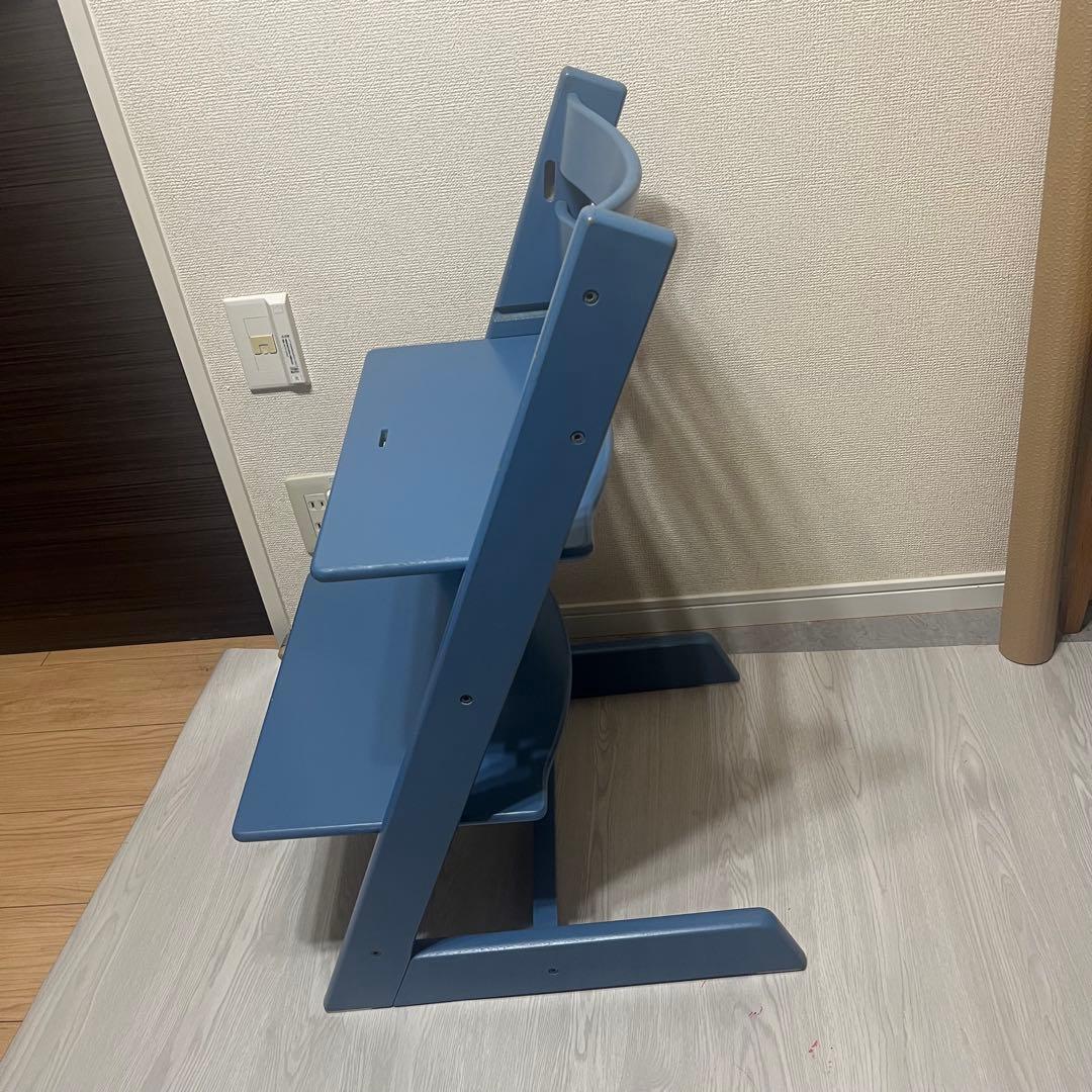 希少　限定色　ストッケ　トリップトラップ　シリアル3　ダークブルー　ハイチェア