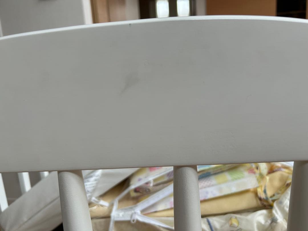 石崎家具　スリーピー　エリーゼ　ホワイト⭐️ベッドガード布団、バウンサー、沐浴槽付