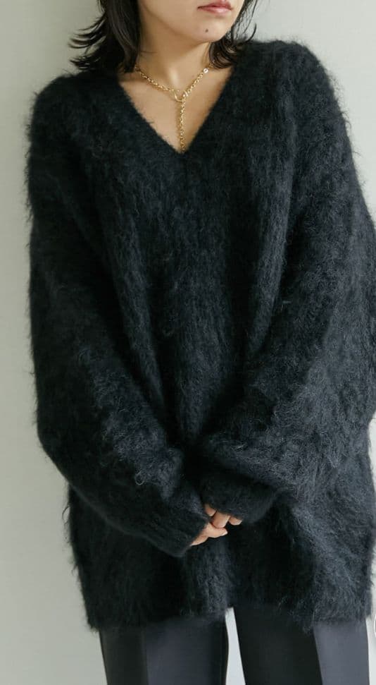 Whim Gazette 長谷川京子さんコラボ モヘヤプルオーバー