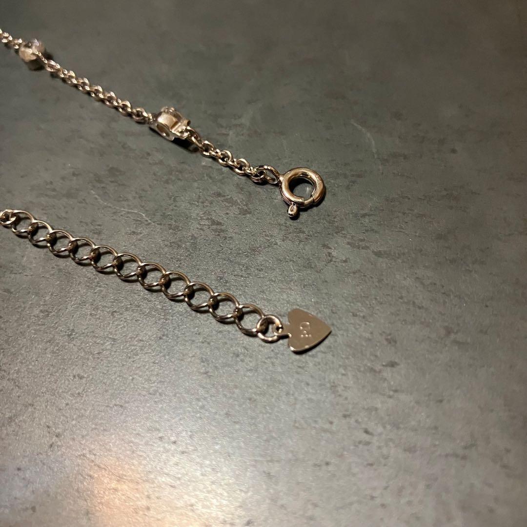 SILVER925 STONE CHAIN BRACELET/シルバー/ブレス