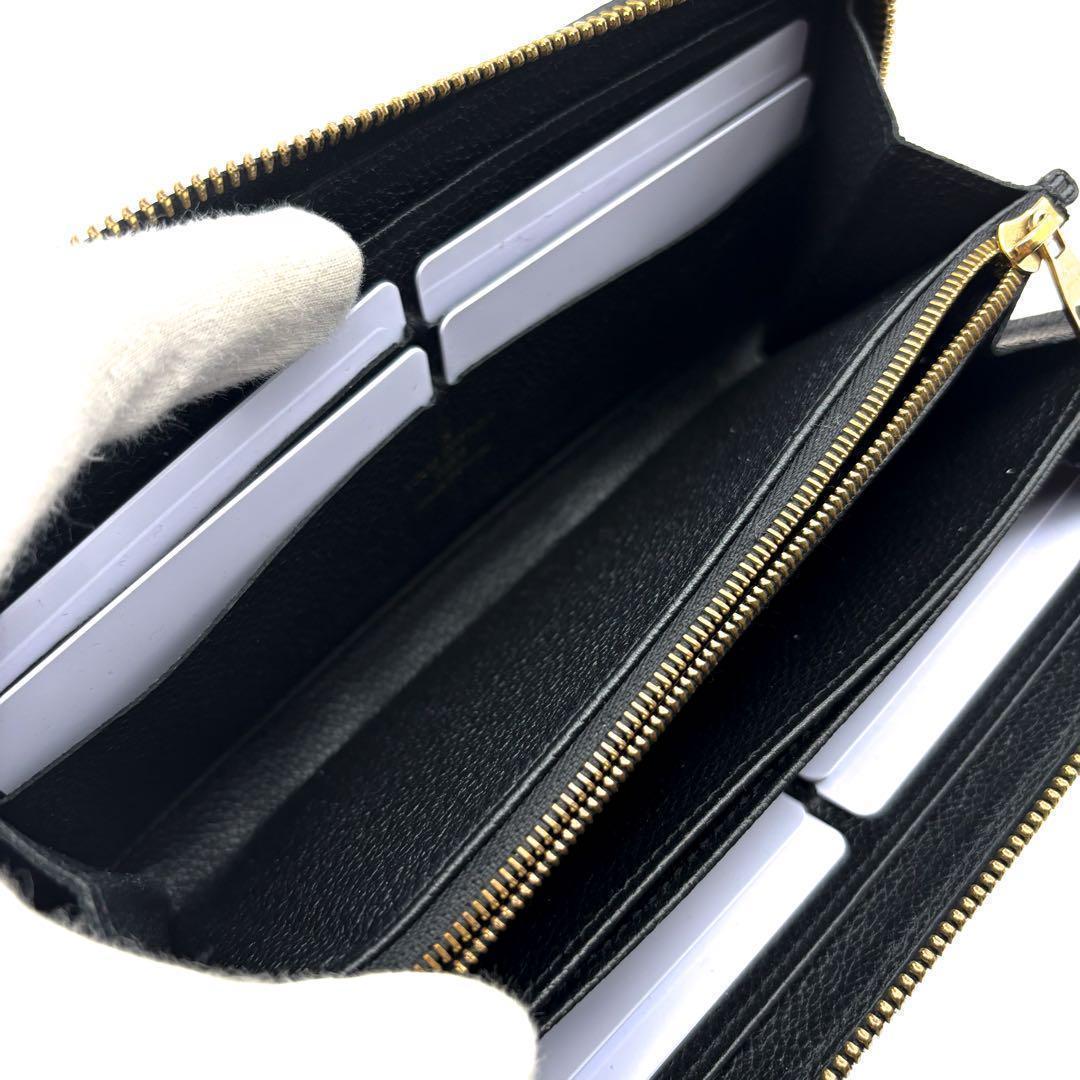 最終価格【極美品✨】ルイヴィトン 長財布 アンプラント ジッピーウォレット 黒