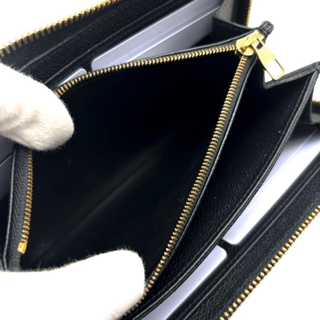 最終価格【極美品✨】ルイヴィトン 長財布 アンプラント ジッピーウォレット 黒