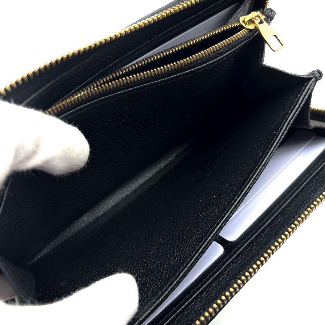最終価格【極美品✨】ルイヴィトン 長財布 アンプラント ジッピーウォレット 黒