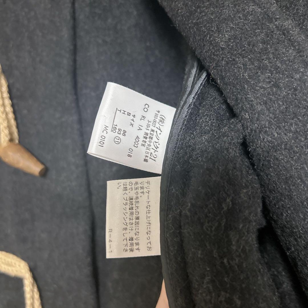 ラルフローレン　スポーツ　ダッフルコート　11 ダークグレー　毛100% 日本製