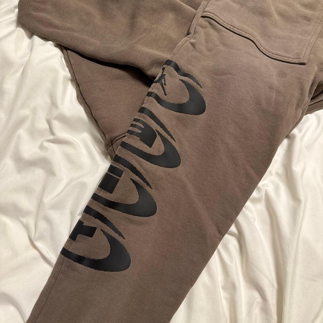 トラビススコット　Jordan スウェットセット ブラウン