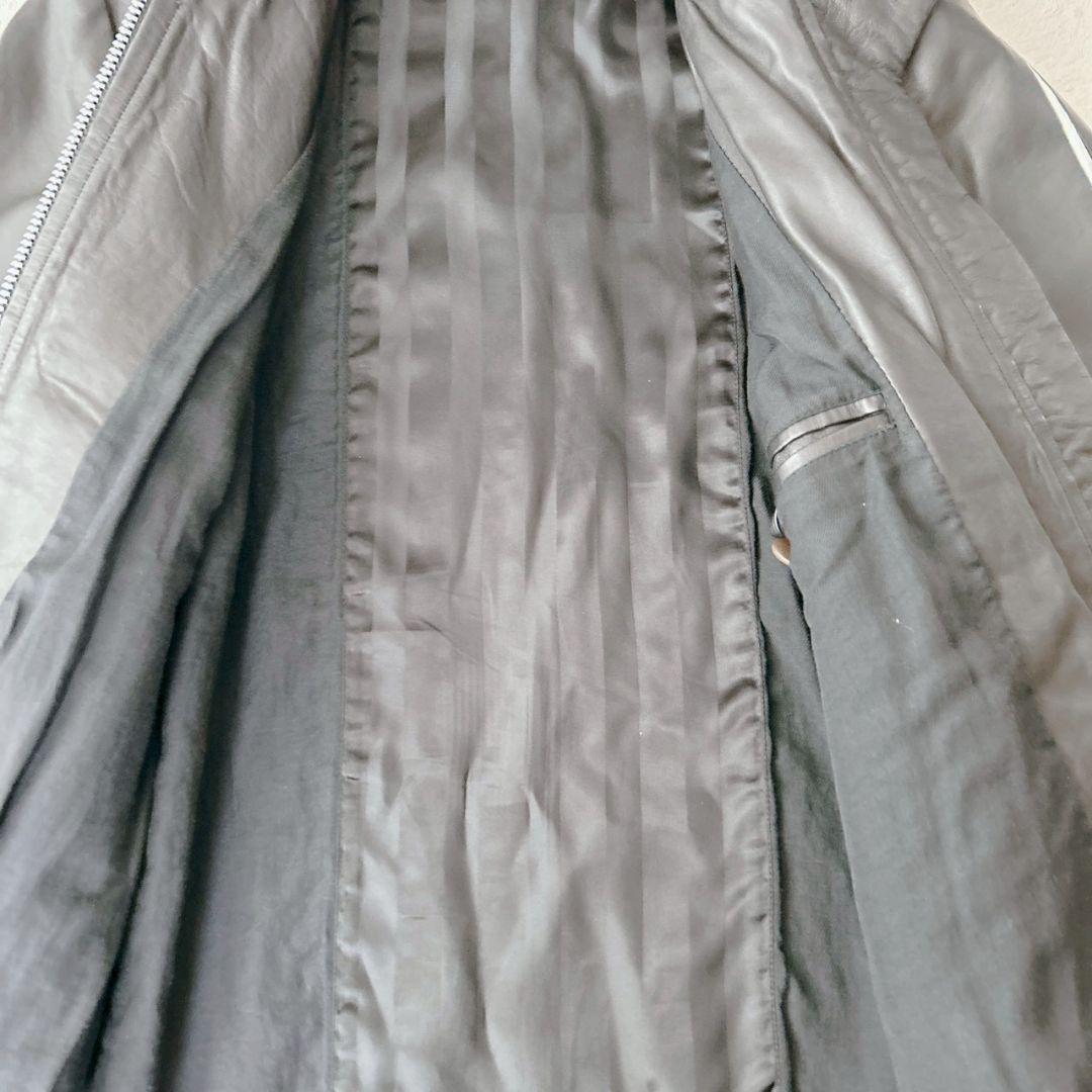 DIESEL BLACK GOLD 44 レザートラックジャケット ライダース