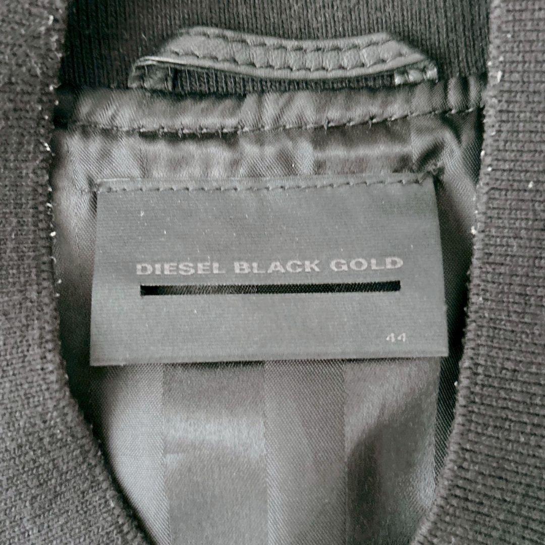 DIESEL BLACK GOLD 44 レザートラックジャケット ライダース
