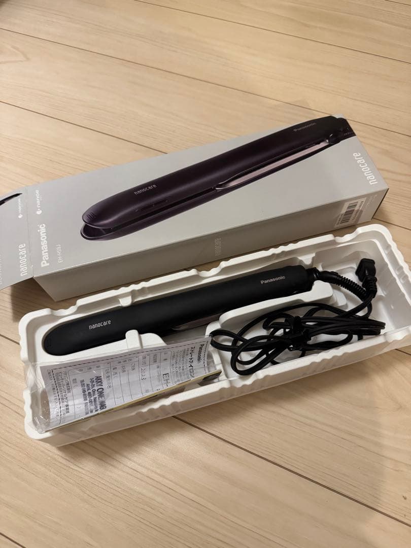 Panasonic ストレートヘアアイロン EH-HS9J ブラック