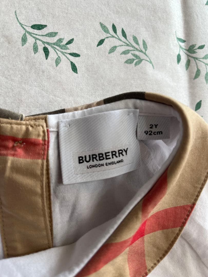 BURBERRY チェック柄ワンピース 2Y 92cm