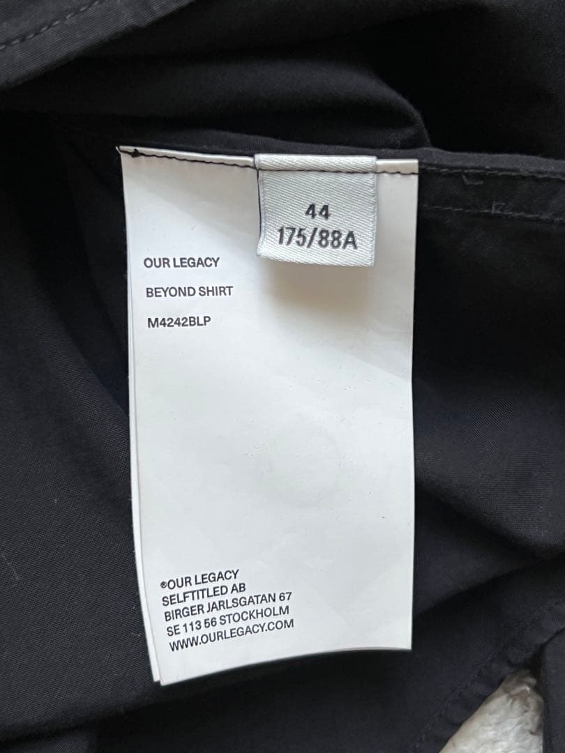 トップス Our Legacy - beyond bd shirt black 44