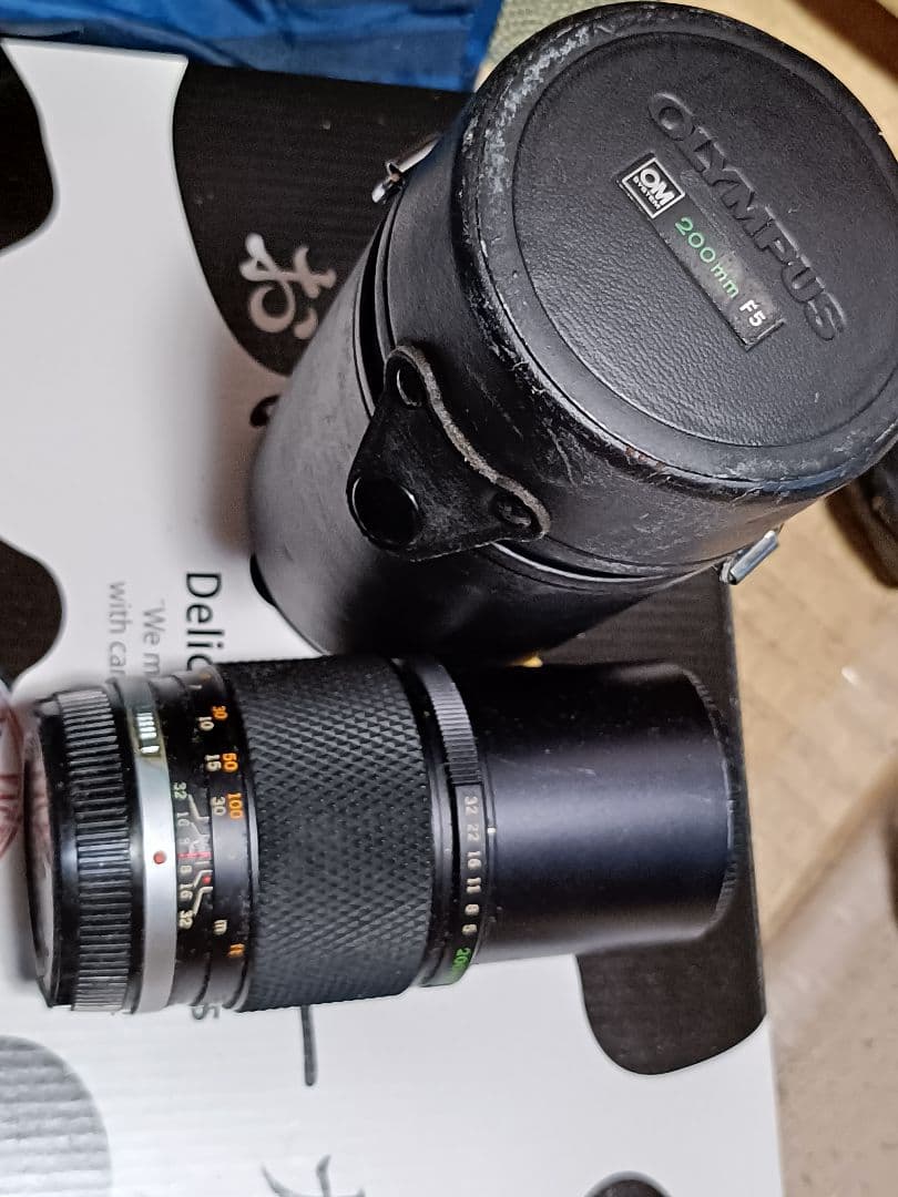 Olympus OM-1 フィルムカメラ 28mmレンズ付き　色々まとめて