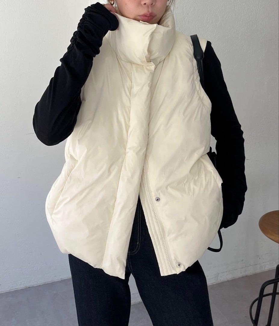 今期♡新品未使用♡カプリシュレマージュ　2WAY中綿パフジャケット　アイボリー