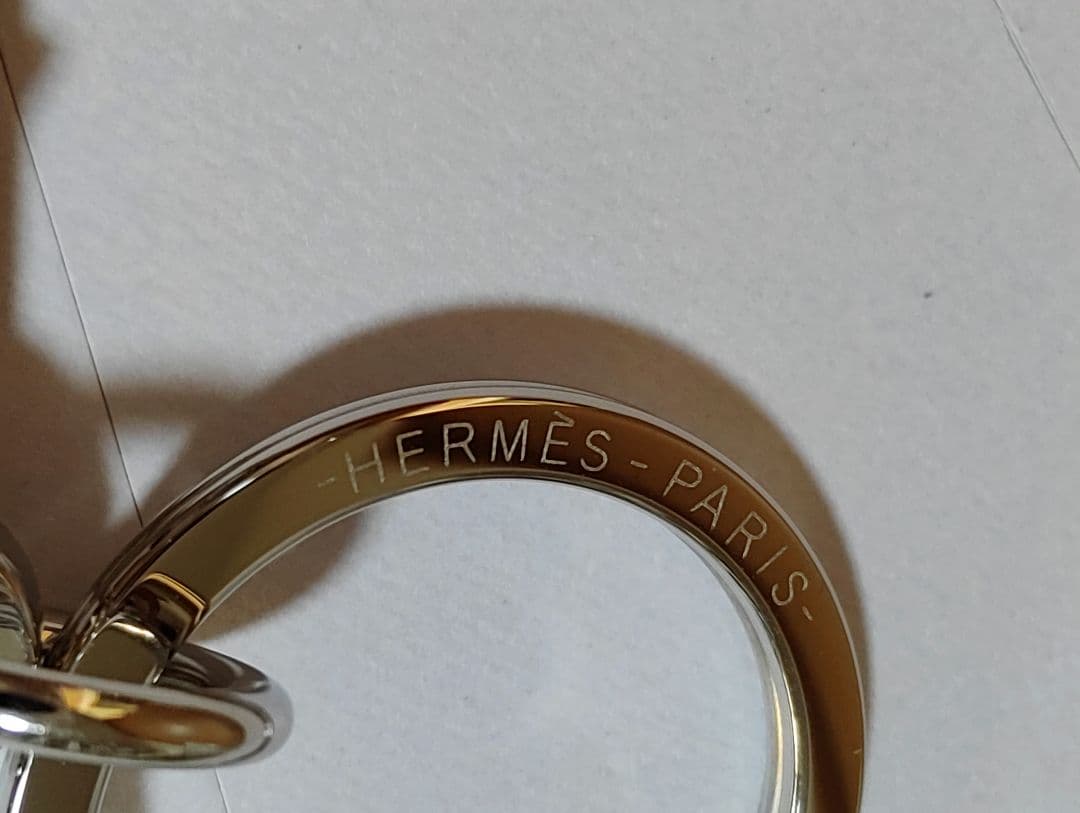 エルメス キーホルダー イルージョン オレンジ