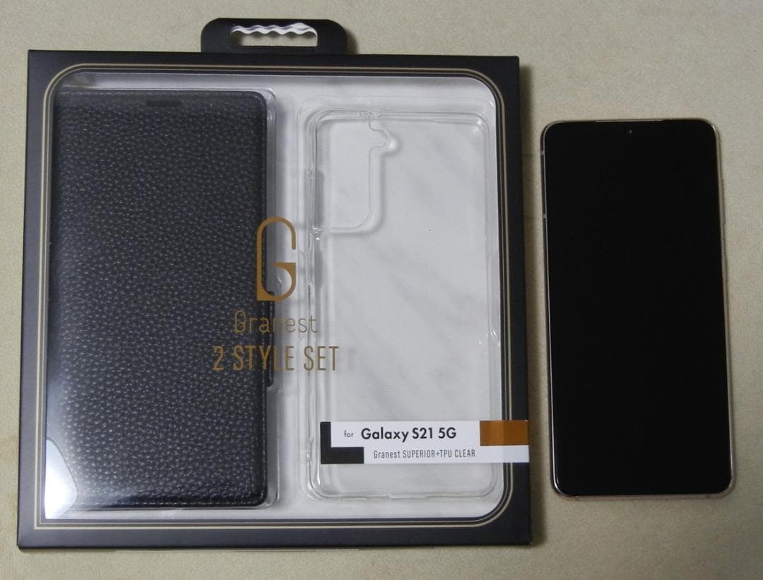 Galaxy S21 5G(SCG09) AU SIM Free ケース付 美品