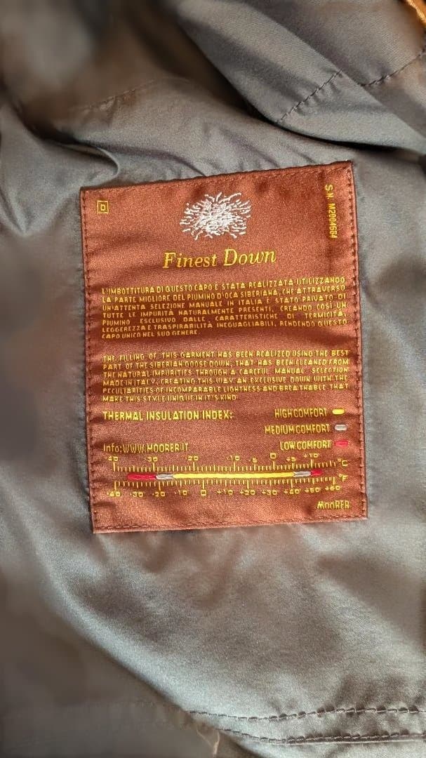 m*o様 MooRER ダウンジャケット Davide 46サイズ ブラック