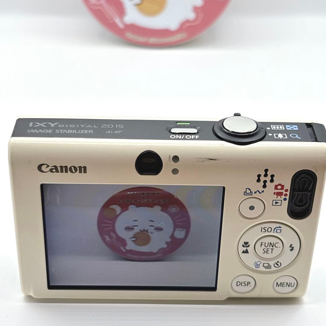 Canon IXY DIGITAL 20 IS ホワイト　デジカメ　コンデジ