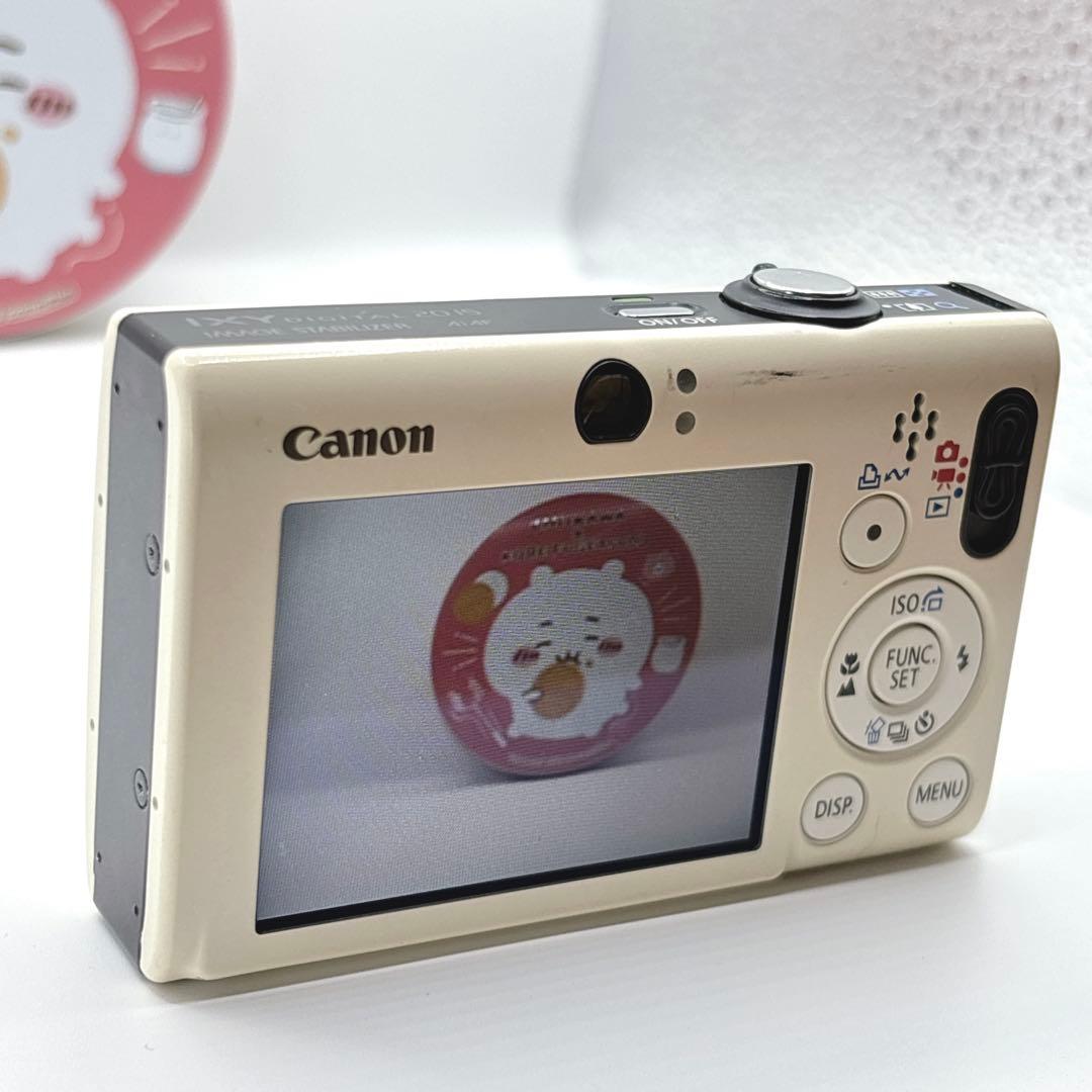 Canon IXY DIGITAL 20 IS ホワイト　デジカメ　コンデジ