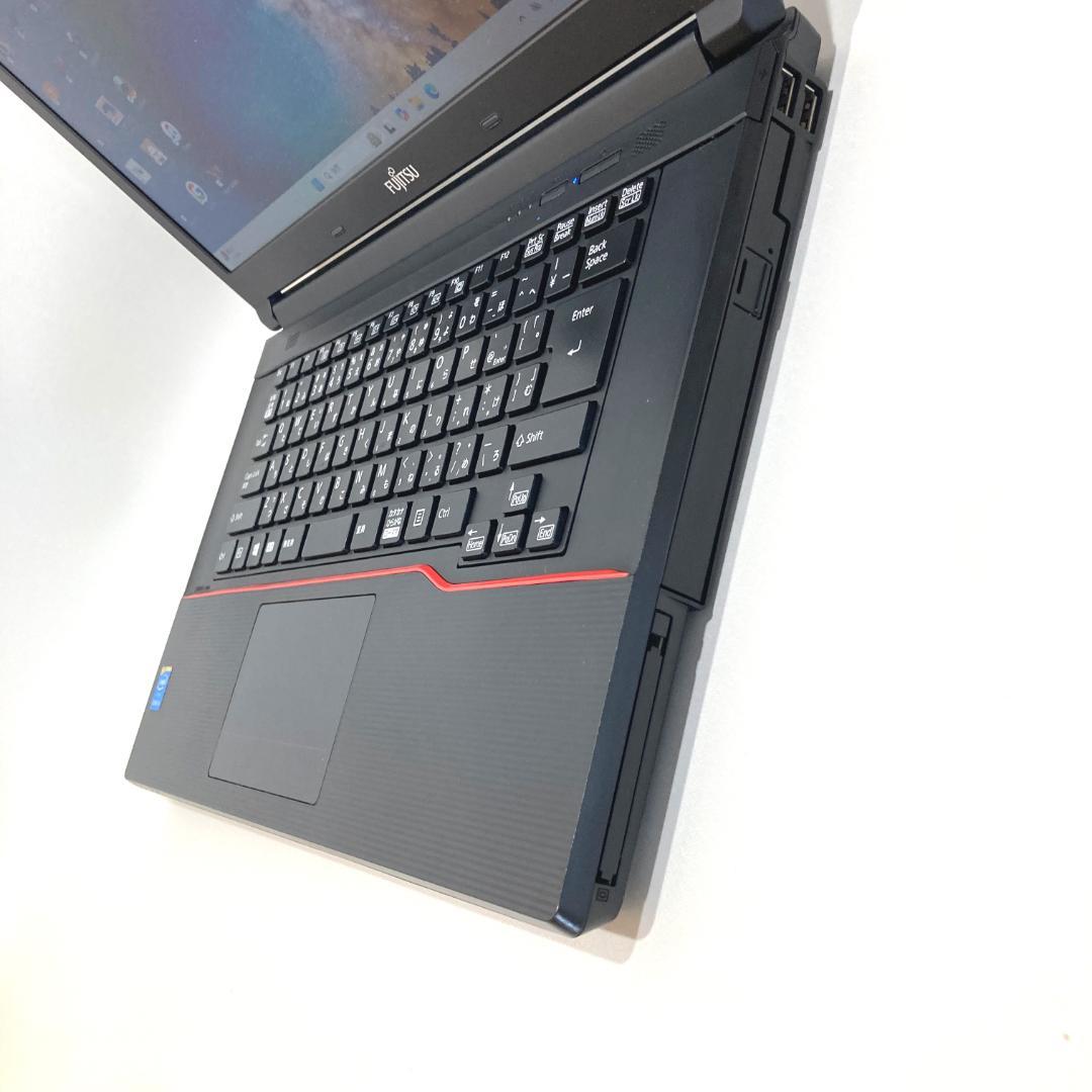 初心者✨快適・大画面・DVD✨赤・黒✨すぐ使えるノートパソコン◇T371-3