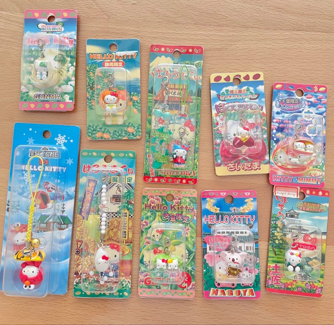 ハローキティ ストラップ ファスナーチャーム セット 42点