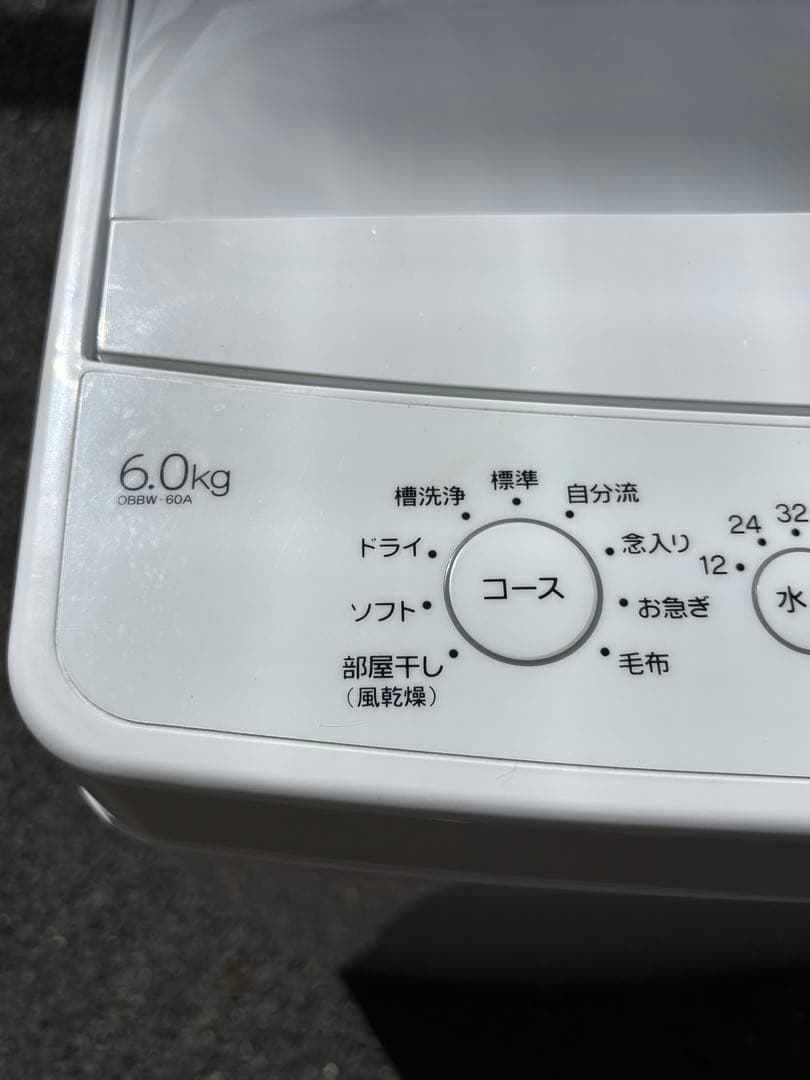 ハイアール 全自動洗濯機 OBBW-60A 2024年製 高年式 6kg