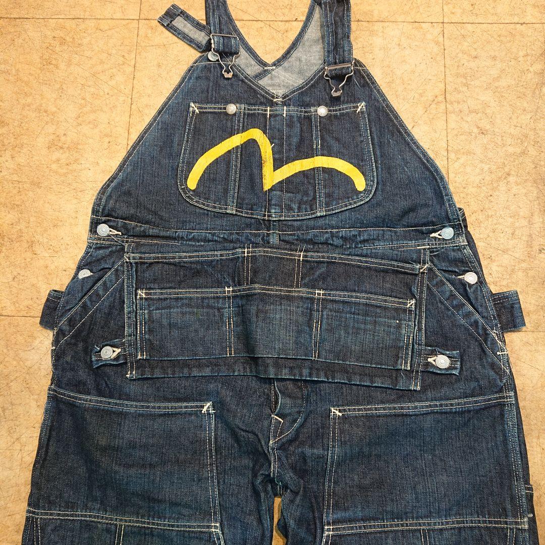 エヴィスEVISU オーバーオール 大黒ペイント