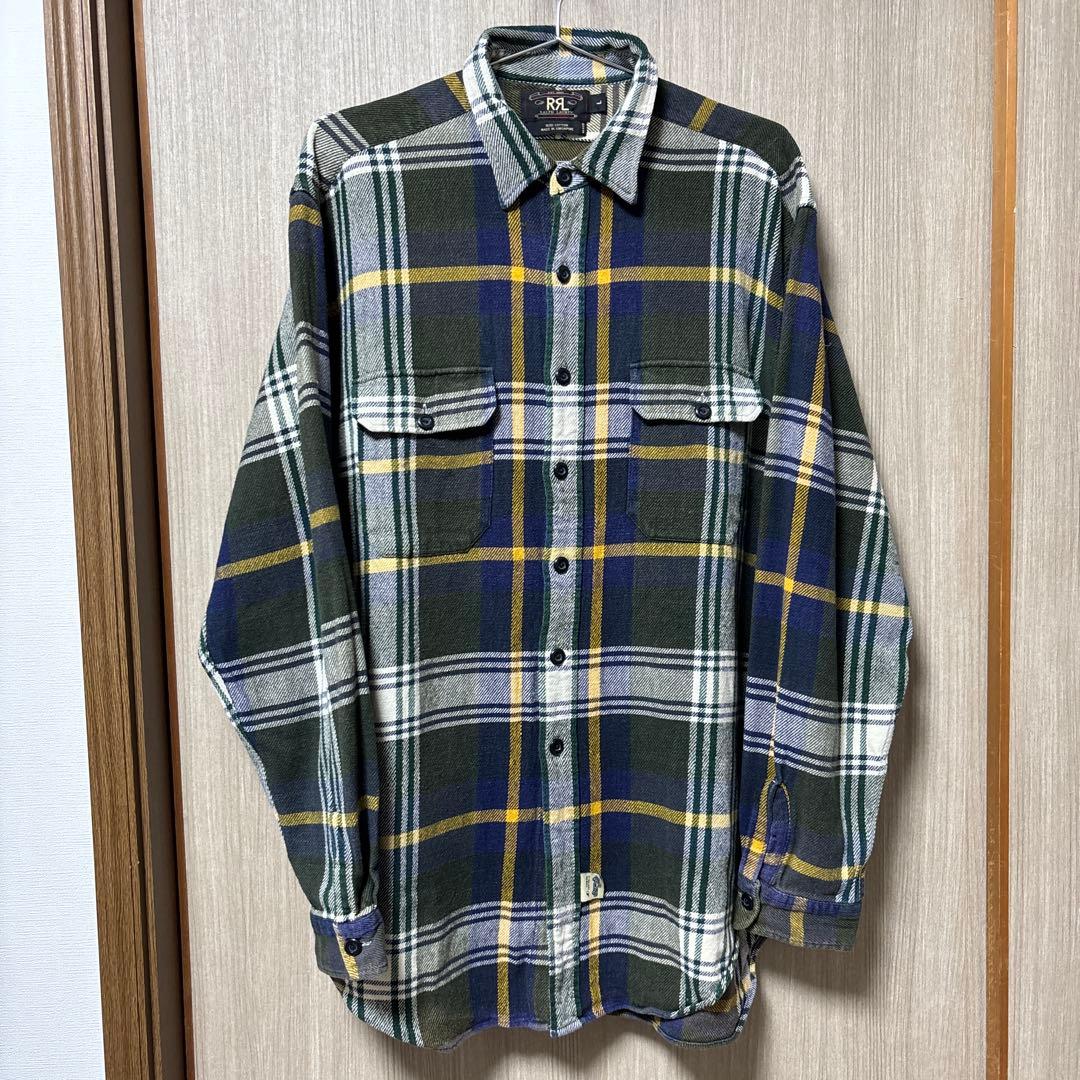90s RRL ダブルアールエル　チェックシャツ