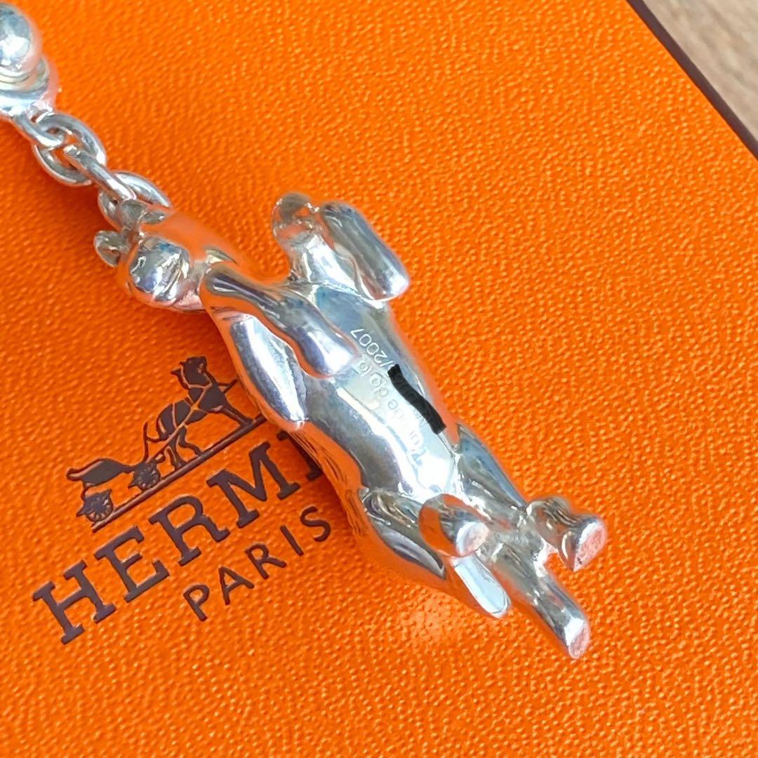 セール　美品！エルメス　シルバー925 キーホルダー